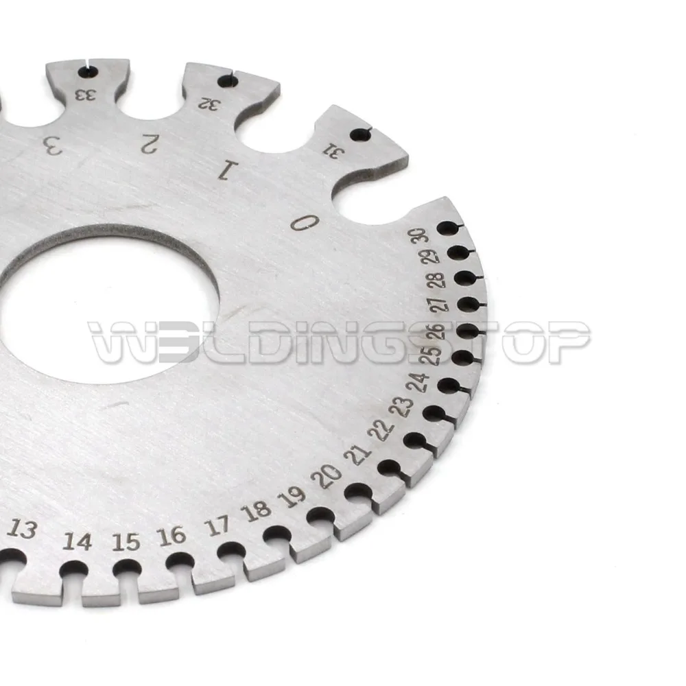 WS genuine round WIRE GAUGE diameter gage stainless steel inch inspection S.W.G.