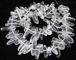 12-20mm Natural Clear Quartzs Freeform Loose Beads 15