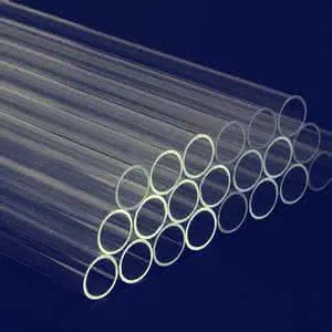 Quartz furance tube / OD*L=23*950mm / high-temperature / high purity clear quartz tube