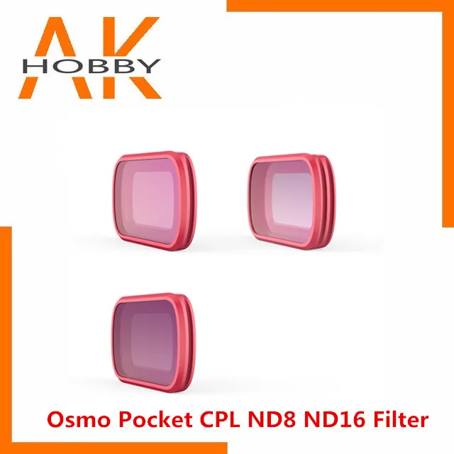 

PGYTECH PGY Osmo Pocket Gimbal Camera Lens Filters CPL ND8 ND16 Professional Filter Waterproof for Osmo Pocket