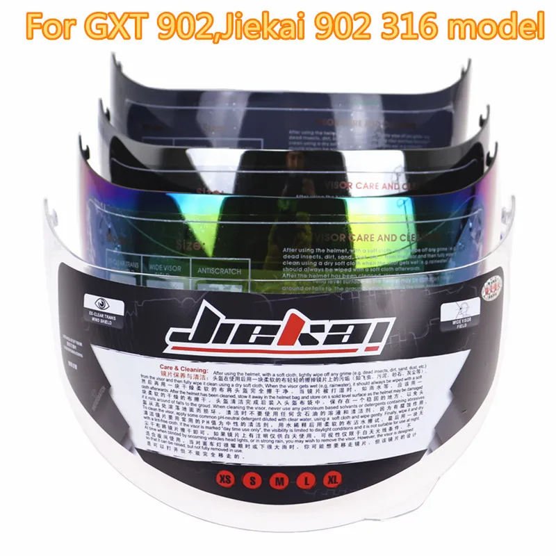 JIEKAI 902 316 model GXT 902 model motorcycle helmet glass/shield 4 color available forAGV K3SV K5 helmet