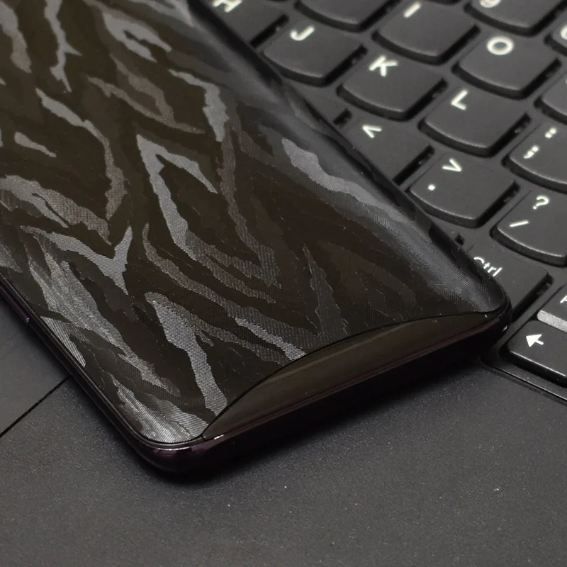 3D Crocodile Grain Camo Leather Skin Film Wrap Skin Phone Back Paste Snakeskin Grain Protective Sticker For OPPO Find X