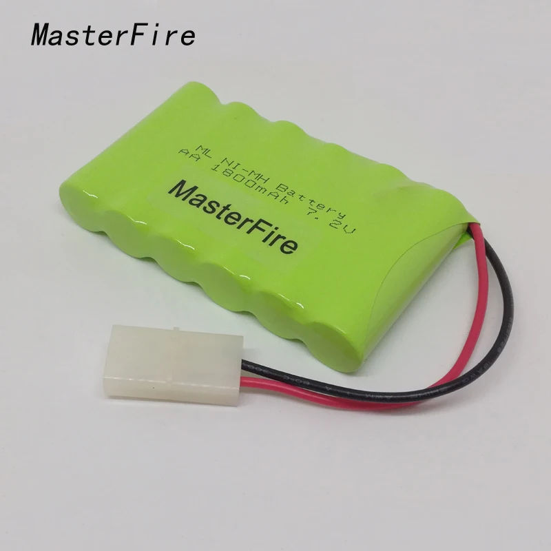 

MasterFire New Ni-Mh 7.2V 6x AA 1800mAh Battery Cell Rechargeable NiMH Batteries Pack for Emergency Lights Circuit Boards