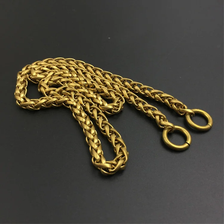 Solid brass wallet chain Key Chain Metal Punk Waist buckle hook Brass Ring Chain Metal Punk Waist Chain belt Accessories