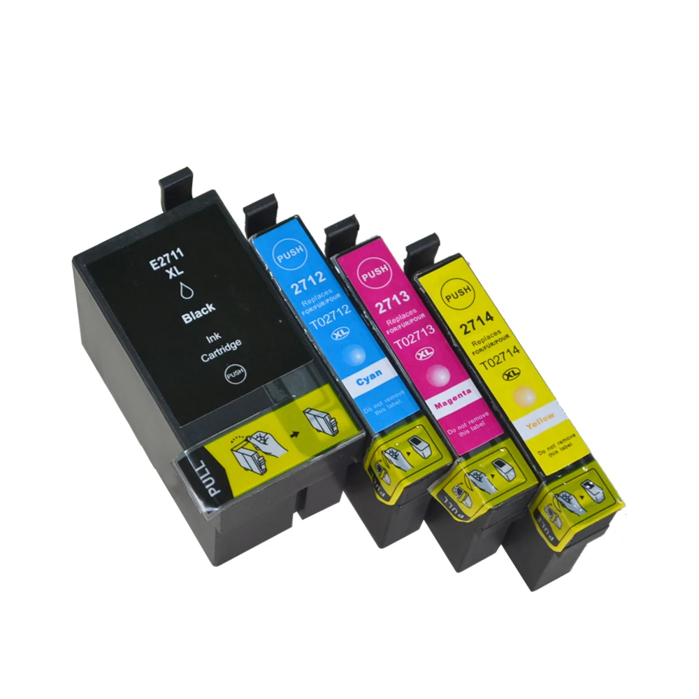 Compatible for Epson 27XL 27 Ink Cartridges with High Yield for Epson Workforce WF-3640DTWF WF-3620DWF WF-7720DTWF WF-7715DWF