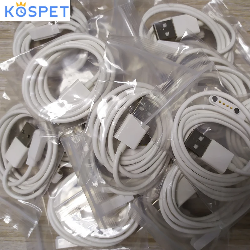 오리지널 Kospet 브레이브 스마트 워치 충전기, 좋은 품질, 충전 케이블 4 핀, 좋은 가격, 신제품, 공장 도매