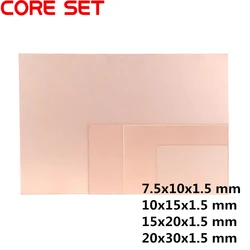 1pcs Copper Cu Clad Laminate Double Side Plate CCL 10x15 15x20 20x30 1.5mm FR4 Universal Board Practice PCB