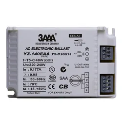 YZ-140EAA  40W AC 220-240V  Fluorescent Lamp Electronic Ballast For T5 Ring Lamp Standard Reator