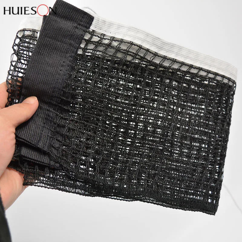 Huieson High Quality Waxed String Table Tennis Post Replacement Net 180cm*15cm Table Tennis Net Rack Accessories