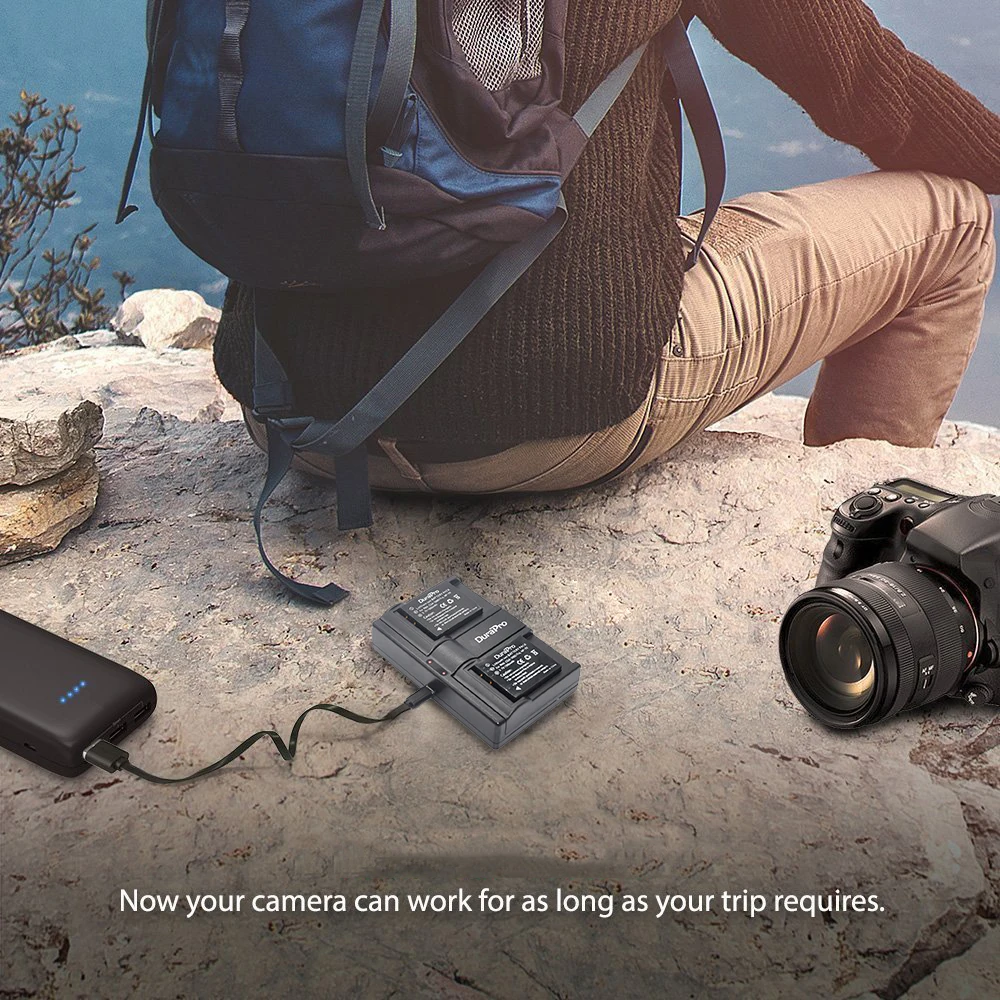 Chargeur double USB pour batterie CGA-S005 CGA S005 CGAS005, panasonic DMW-BCC12 DMC-FX8 FX9 FX10 FX12 FX50 FX150 LX1 LX2