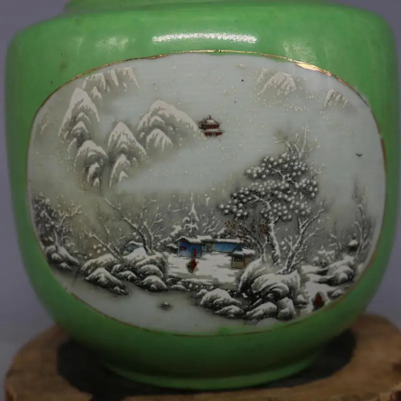 

Rare SongDynasty(961--1275)Jingdezhen kiln jar,Snow,Decoration,collection & adornment,Free shipping