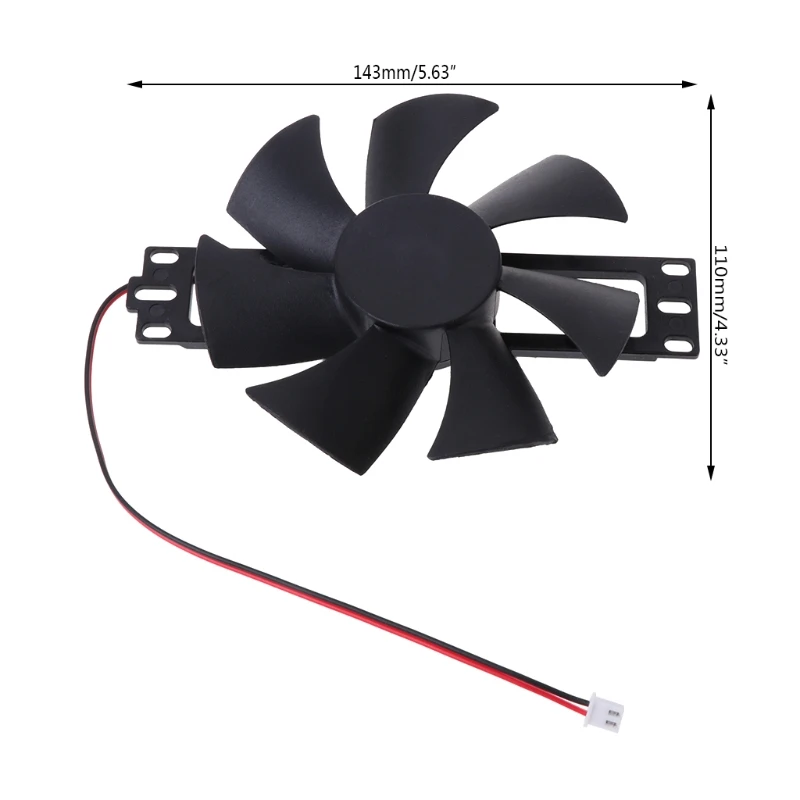 

DV 18V Plastic Brushless Fan Cooling Fan For Induction Cooker Repair Accessories Mar28