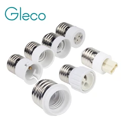 Base de lámpara E27 macho a E14 G9 E12 B22 G4 MR16 GU10 E40 hembra, convertidor de portalámparas, adaptador de enchufe para bombilla LED de maíz, 1 piezas