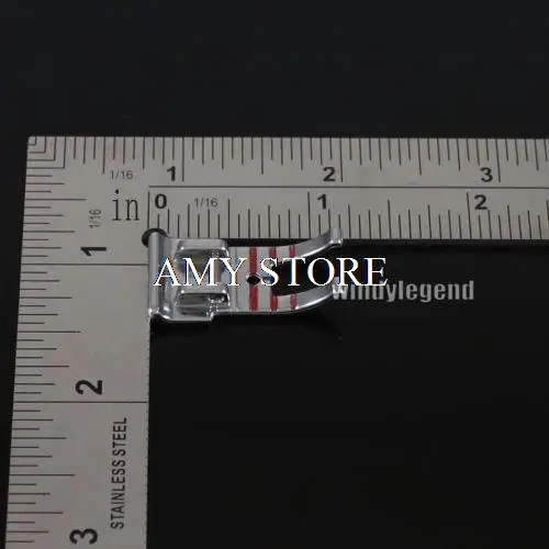 2 Stuks 1/4 Inch Naad Voet Quilten Patchwork Voor Brother Singer Toyota Elna