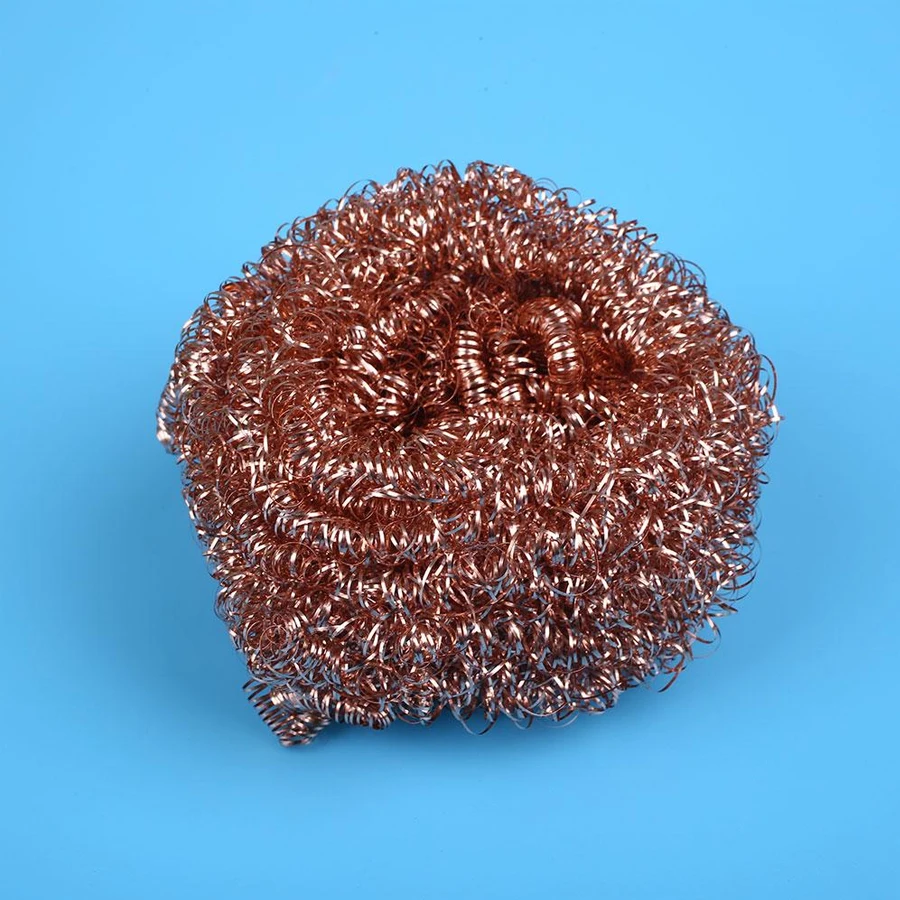 Soldering Solder Iron Tip Copper Wire Cleaner Steel Cleaning Wire Sponge Ball Practical Soldering Solder Steel Tip Cleaner