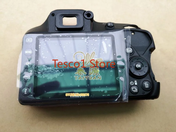 98% ใหม่สําหรับ Nikon D3400 ฝาครอบด้านหลังด้านหลัง W/LCD การ์ดประตูซ่อม