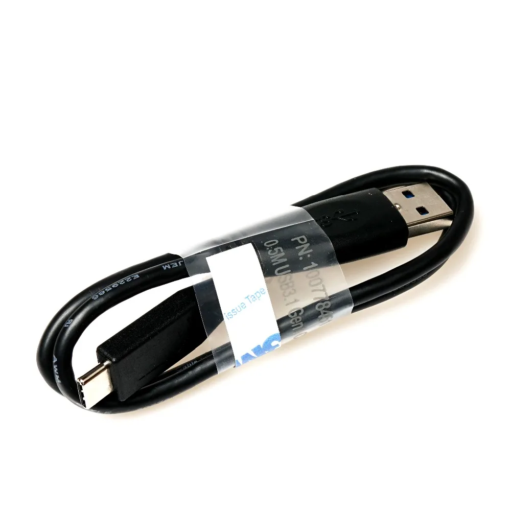 Good quality USB3.1 Type-c USB-C male to USB3.0 male data cable black color 50cm 100cm