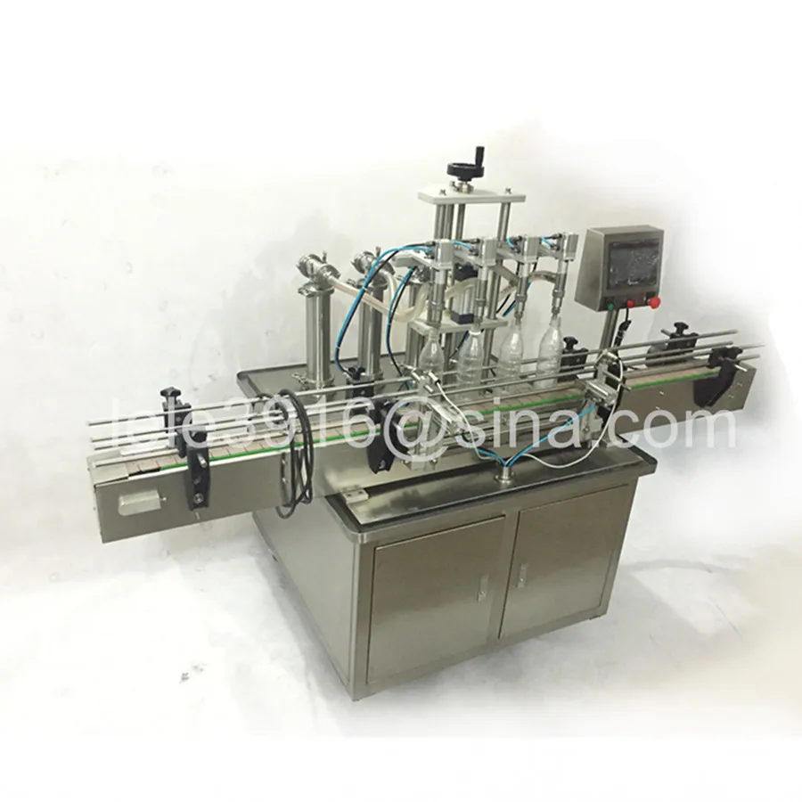 Airtac Pneumatic YT4T-4G Automatic  Liquid filling machine,cosmetic Liquid filling machine(100-1000ml ,automatic piston filler