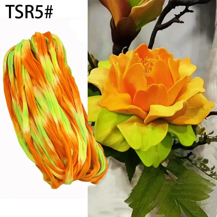 2pcs 3colors Tensile Nylon Stocking for DIY Flower Head & Petals Making Materials Home Decoration Accessory