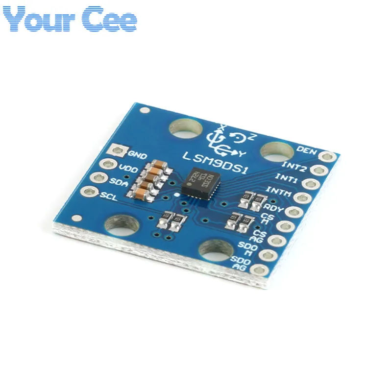 2pcs/1pc LSM9DS1 nine-axis Sensor Module GY-LSM9DS1 9-axis IMU Accelerometer Gyroscope Magnetometer For Arduino