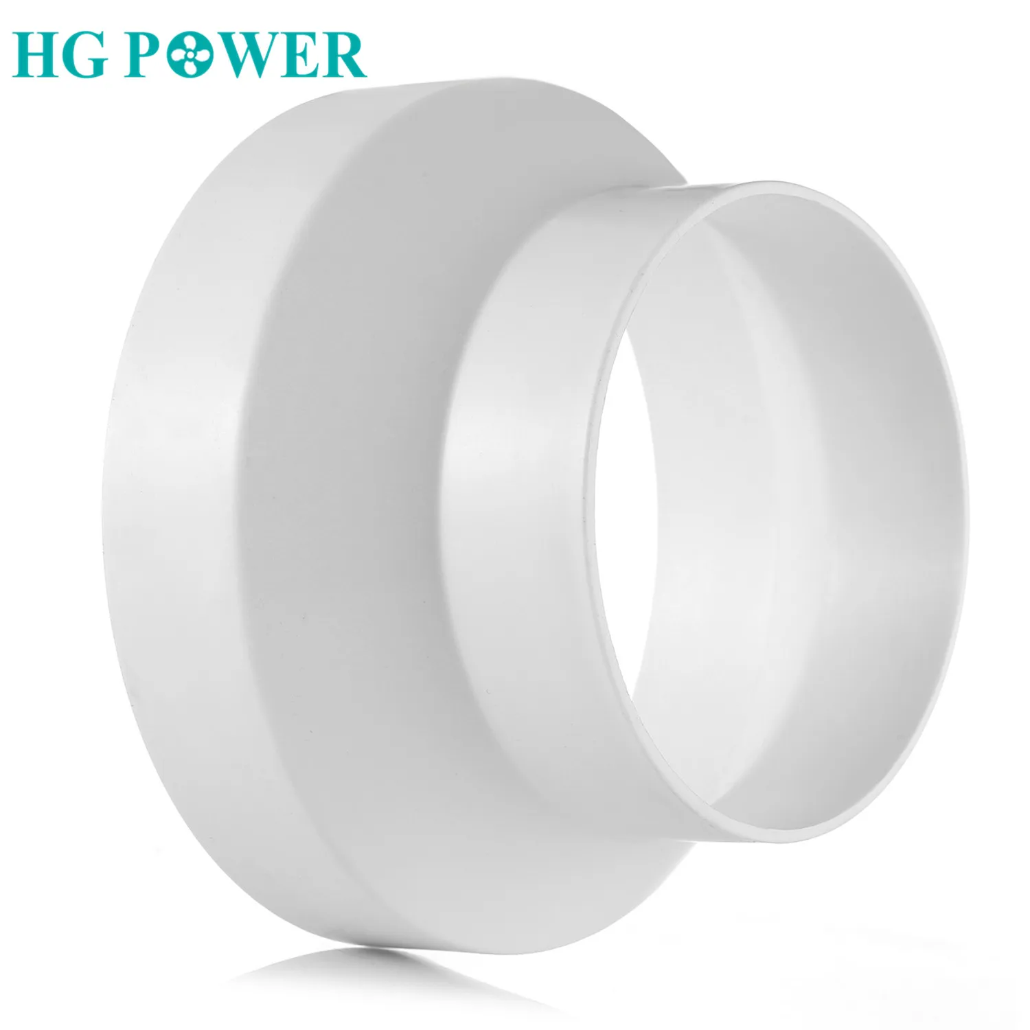 Plastic Straight Duct Adaptor Connector Round Duct Reducer & Increaser Connecting Inline Fan Heating Cooling Ventilation Reducer