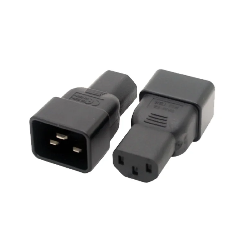 Imagem -04 - Pacotes-adaptador de Energia ac Iec320 C13 para C14 Plugue de Conversão Conector Reto Macho para Fêmea 10