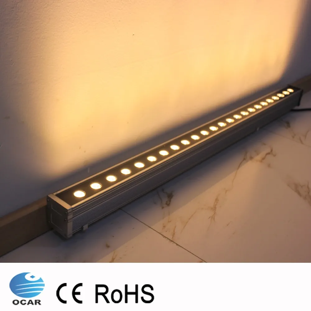 0.3M 7W LED Wall Washer Landscape light AC 85V-265V 12V 24V outdoor lights wall linear lamp floodlight 30cm wallwasher