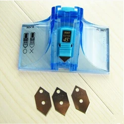 LifeMaster DaFa 45 Degree and 90 Degree Mat Cutter (2 Cutters + 3 Spare Blades) Utinity Knife