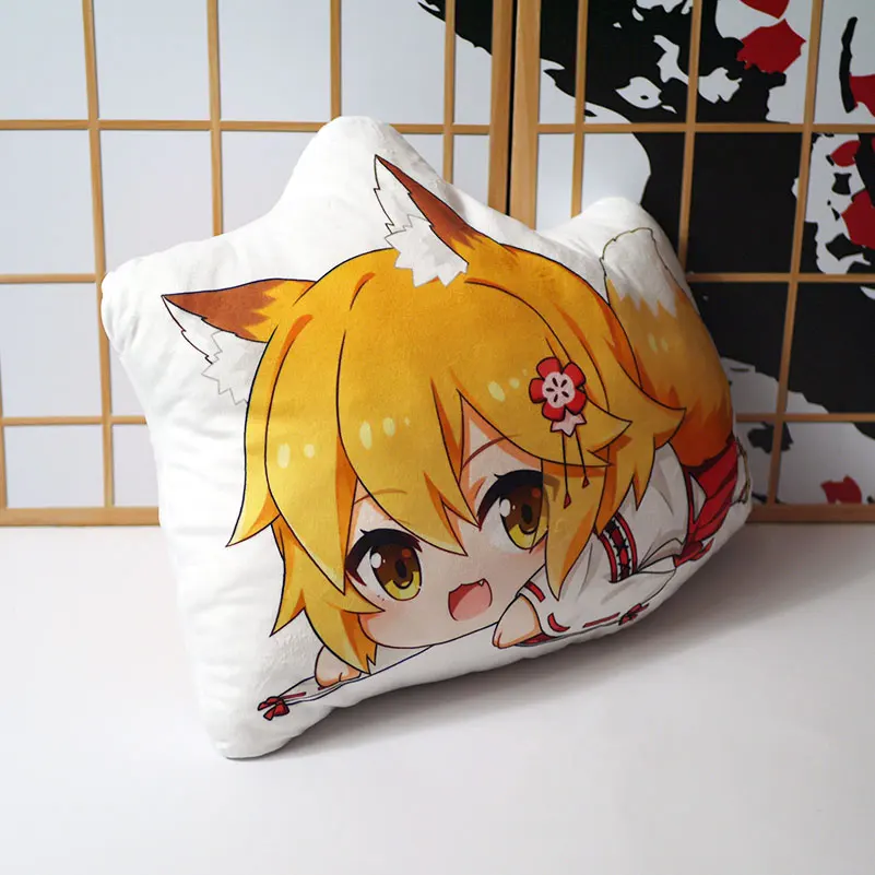 El útil zorro senko-san juguete de peluche Anime Sewayaki Kitsune no senko-san almohada muñeca cosplay para regalo