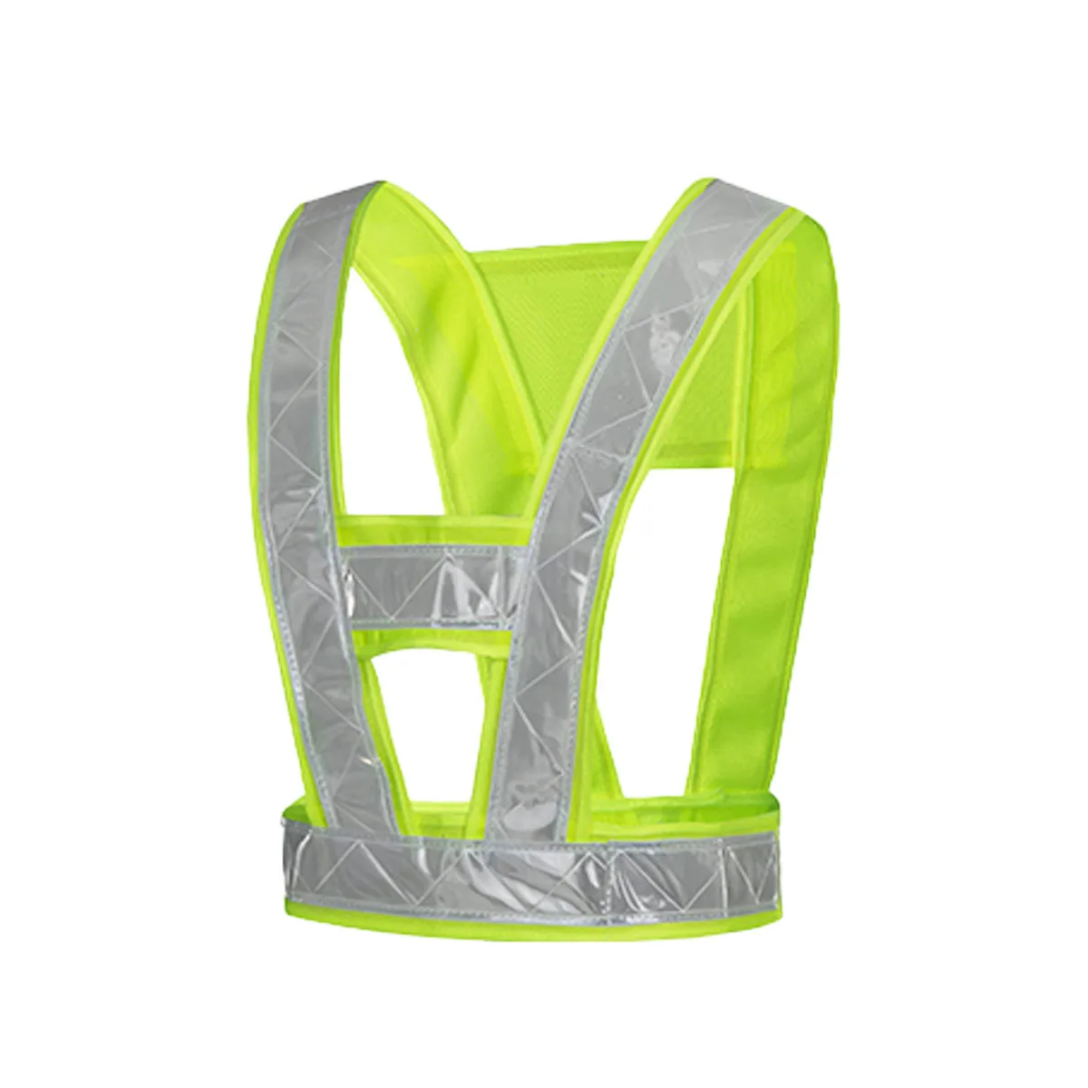 New Reflective Random control size Vest Working Clothes Provides High Reflective Green Light For Running Cycling Warning Safety