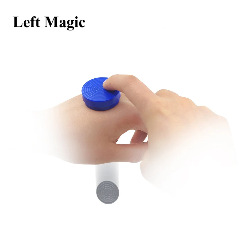 Caja mágica con moneda a la parte inferior a la mesa, trucos de magia de primer plano, accesorio mágico callejero, mentalismo, ilusión, juguete mágico