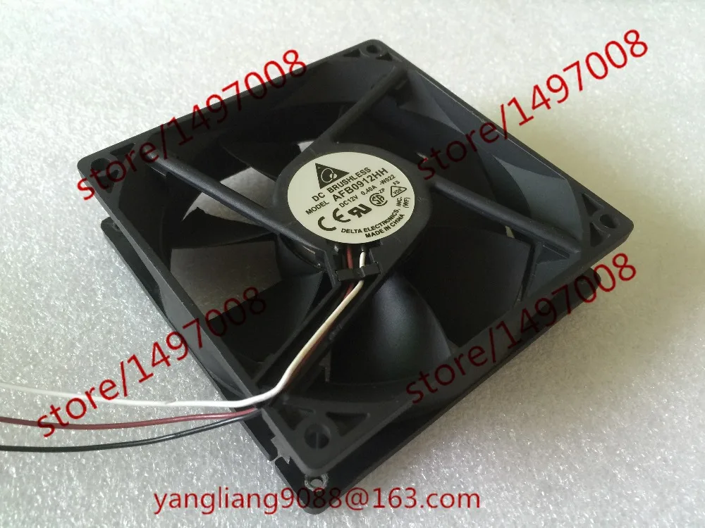 

Delta Electronics AFB0912HH W022 DC 12V 0.40A 92X92X25mm Server Cooling Fan