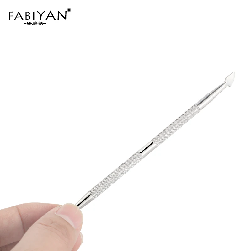 2 Way Stainless Steel Nail Art Polish UV Gel Remover Stick Triangle Rod Tool Manicure Cleaner Grinding Cuticle Pusher Dead Skin