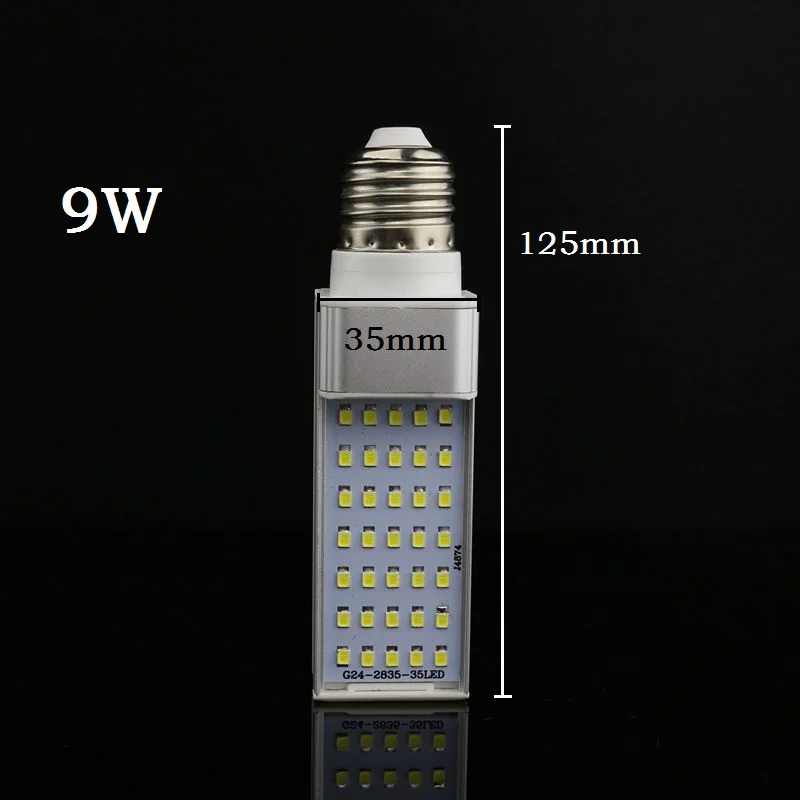 Lampada E27 G24 G23 7W 9W 11W 13W 15W 110V 220V 240V Horizontal Plug lamp SMD2835 Bombillas LED PL Corn Bulb Spot light Lighting