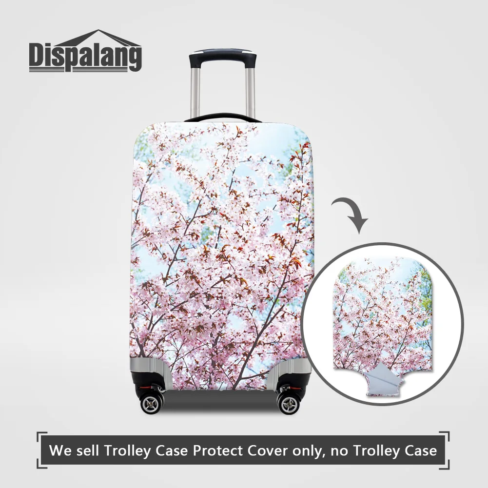 

Dispalang Flowers Printed Suitcase Protective Covers Travel Accessories Dustproof Luggage Cover For 18-32 Inch Case For Suitcase