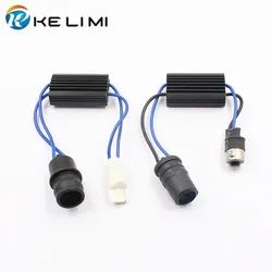 KE LI MI T10 BA9S LED Car Decoder Soft Socket 2 Styles Anti Flicker Error Canceller LED Lights for Vehicle