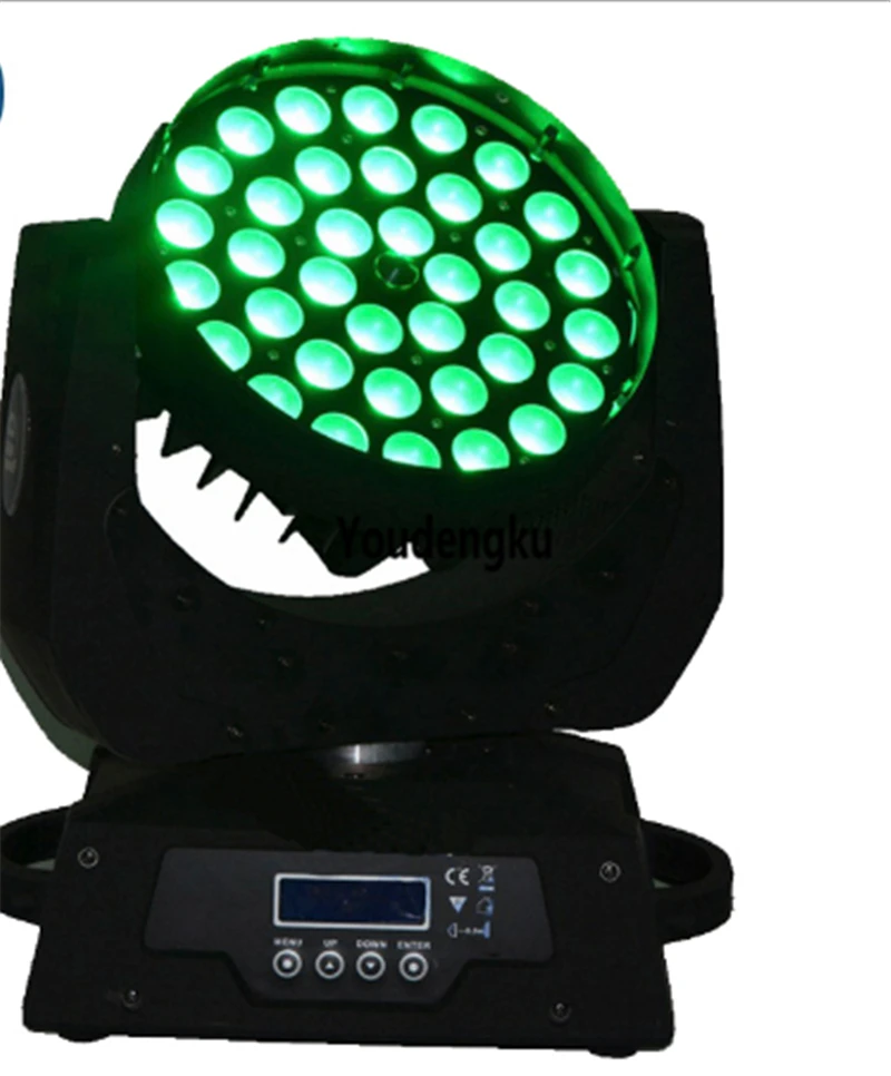 2 pieces hot sale stage disco led wash zoom Moving Head RGBW 36x10 4-in-1 RGBW led moving head zoom light