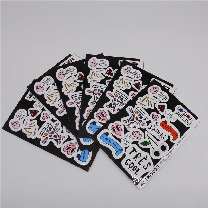 

Custom Multiple Shape Adhesive Sticker