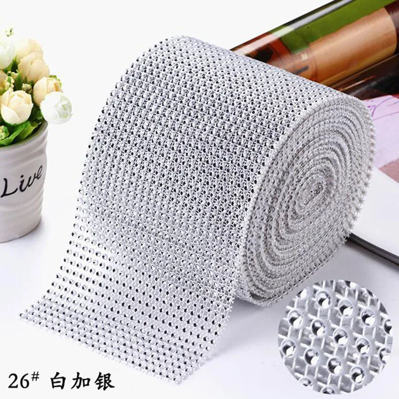 

10 ярдов, 24 ряда, пластиковая отделка стразами, хрустальная аппликация, стразы, поделки своими руками для костюма, свадебные аксессуары, украшение торта