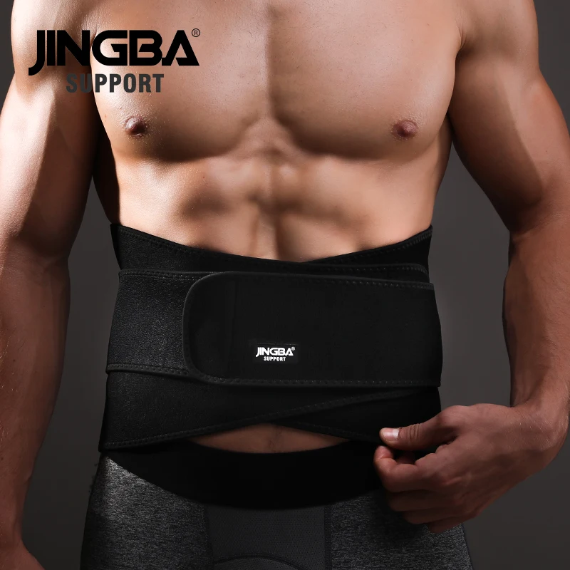 JINGBA SUPPORT Sports fitness belt waist back support Sweat belt waist trainer mens waist trimmer Weight Loss neoprene Dropshipp