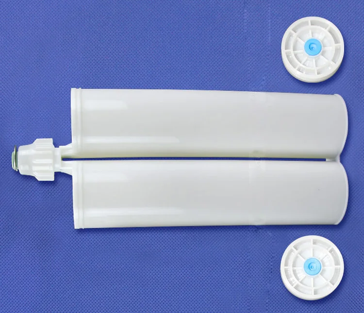 Zwei-komponente epoxy harz gewidmet 1:1 weiß AB doppel flüssigkeit mischen kleber rohr 600ml