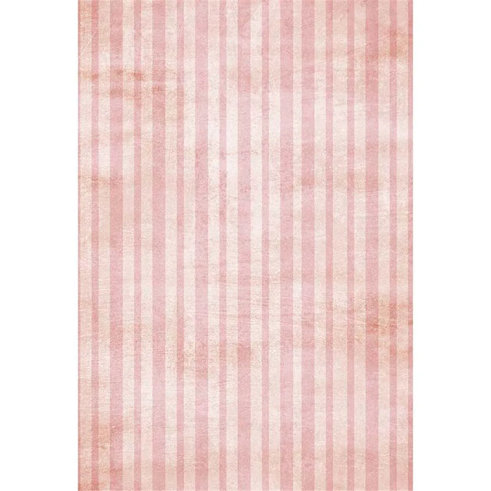 

Retro Style Pink and White Striped Background for Studio Printed Baby Newborn Photography Props Vintage Photo Shoot Backdrops