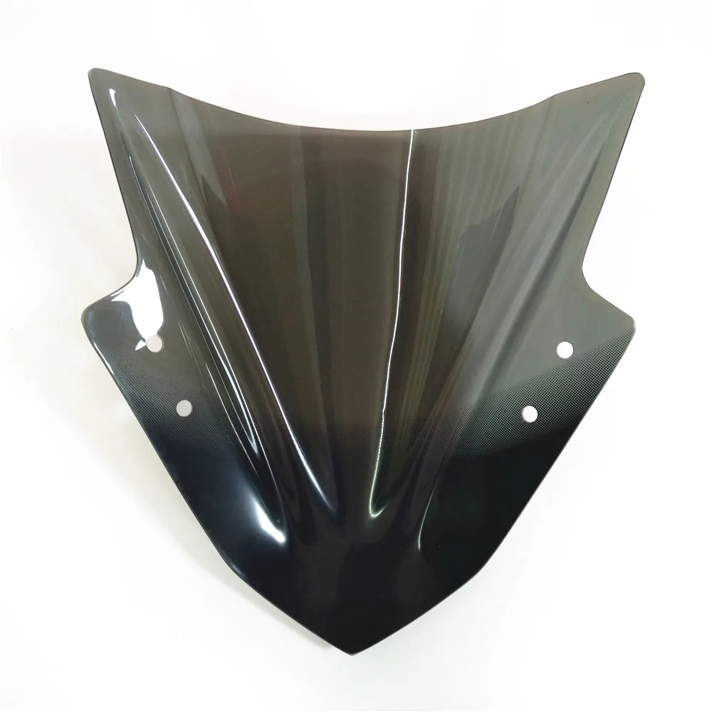 For Kawasaki Ninja 300 R EX300 EX300R ex300 r 2013 2014 2015 2016 2017 Smoke Black Windshield WindScreen Double Bubble EX 300 R