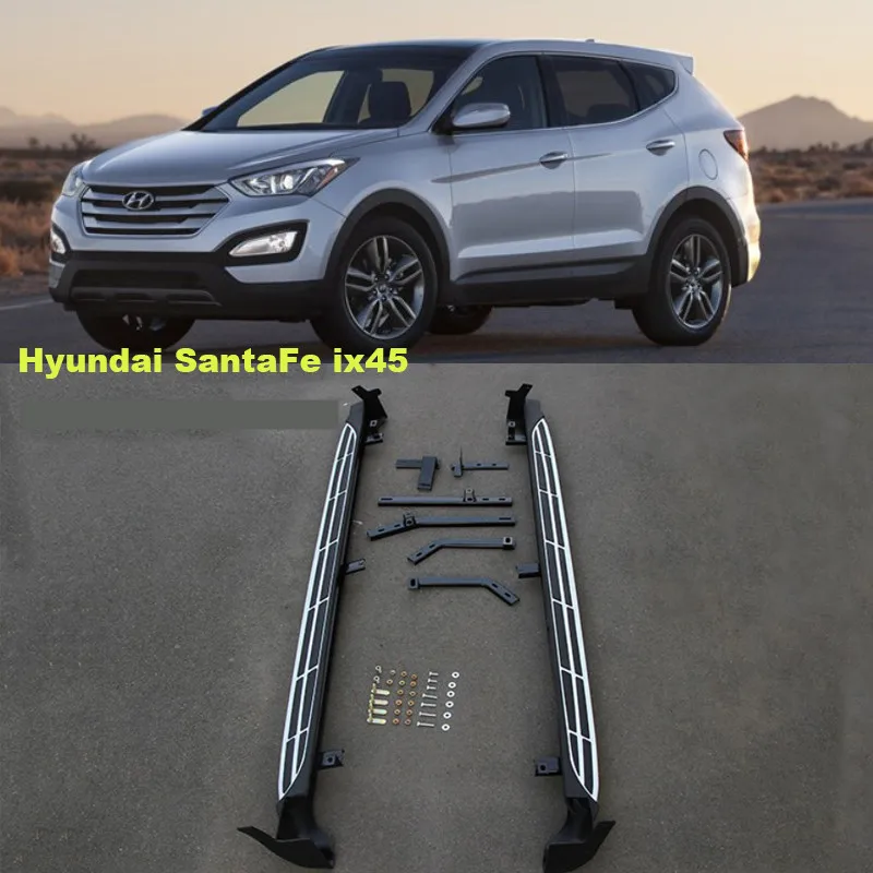 For Hyundai Santa Fe ix45 2013-2017 Running Boards Auto Side Step Bar Pedals High Quality Brand New Original Design Nerf Bars