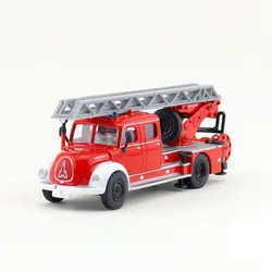 1:50 alloy engineering vehicles, high simulation model Magirus ladder fire truck,children's educational toys, free shipping