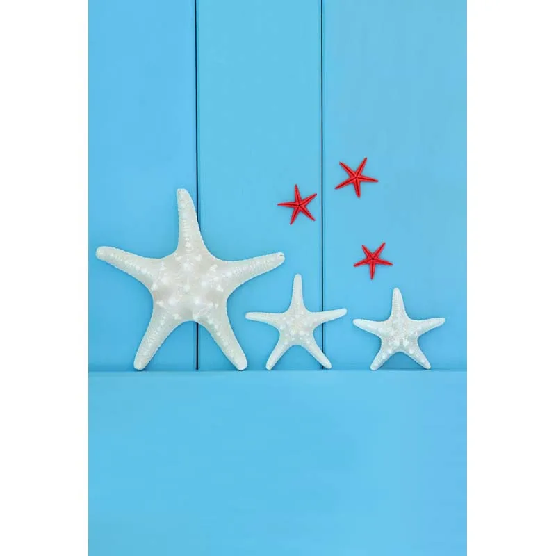 

vintage wood starfish photography backgrounds Fotografia vinyl Photography backdrop For kids Photo Studio accessories F-2662