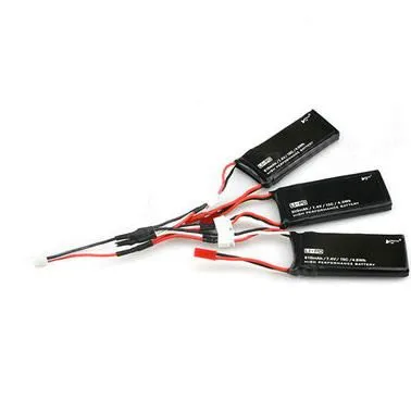 

EBOYU Hubsan H502S H502E X4 RC Quadcopter Parts 3 X Lipo Battery 7,4 V 610mAh 15C и зарядный кабель