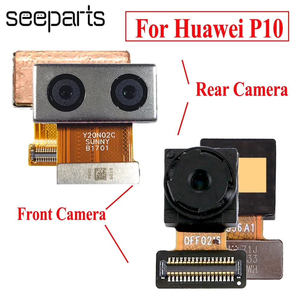 Tested Well For Huawei P10 Front Camera Flex Cable For Huawei P10 Rear Camera Replacement Parts For huawei p10 Back Camera