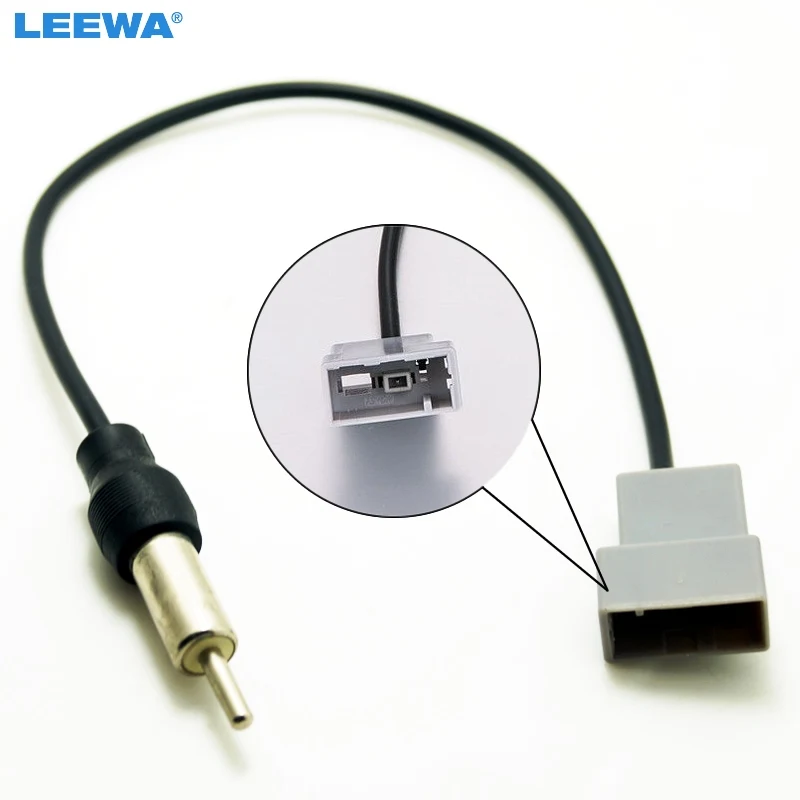 LEEWA Car Aftermarket Audio Stereo Factory Antenna Adapter Plug For Subaru Forester/Impreza/Legacy/Outback #CA4636