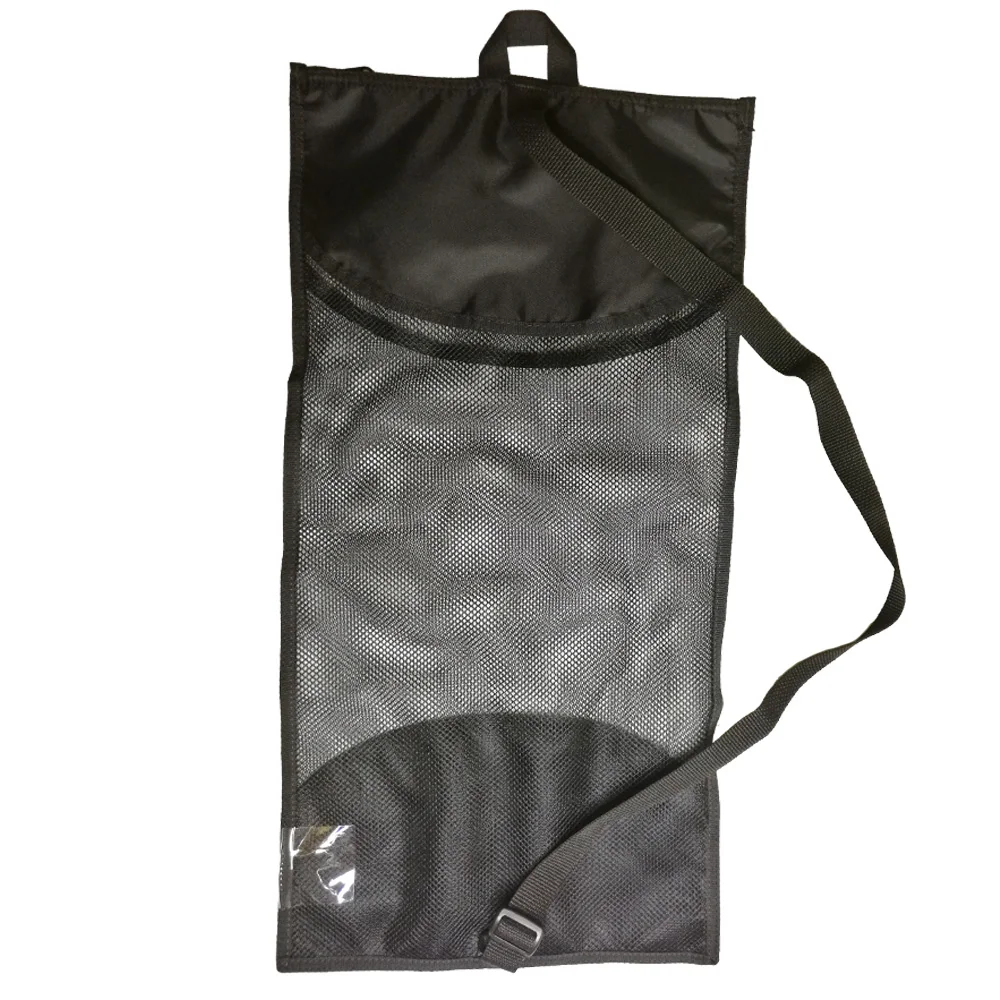 Scuba Diving Durable Mesh Mask Snorkel Fin Zipper Bag Finger Spool Storage for Swim Snorkeling Equipment Shoulder Hanging Bag